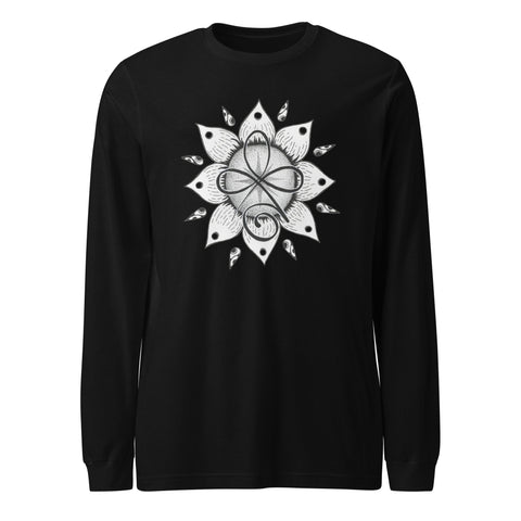 Unconditional Love II Mandala Unisex Long Sleeve Tee - Martin K Designs
