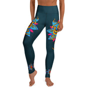 Wild at Heart High Rise Yoga Leggings with Inside Pocket - Martin K Designs