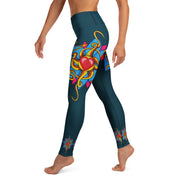 Wild at Heart High Rise Yoga Leggings with Inside Pocket - Martin K Designs