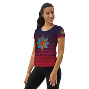 Wild At Heart Women's Athletic T-shirt - Martin K Designs