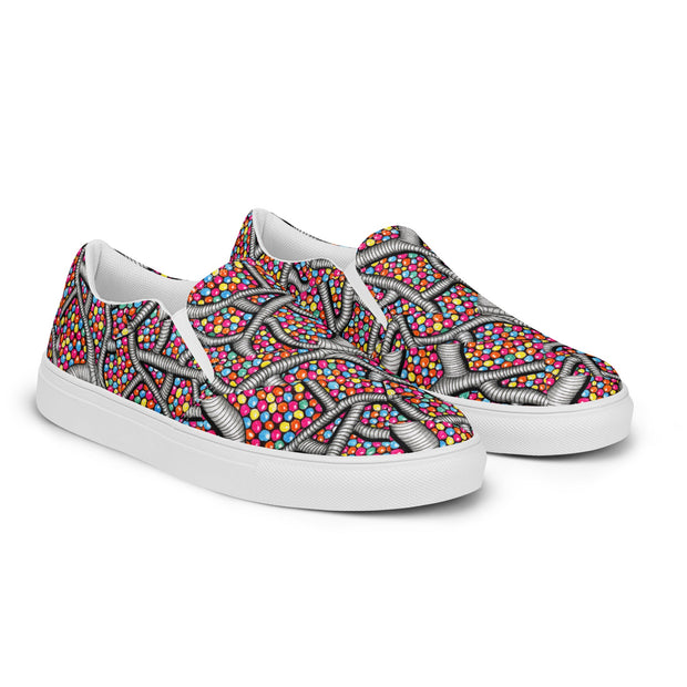 Zoned Out women’s slip - on canvas shoes - Flowstate Apparel